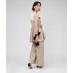 「BABYLONE」 オールインワン フリー ベージュ レディース