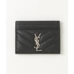 [SAINT LAURENT PARIS] футляр для карточек - черный женский 