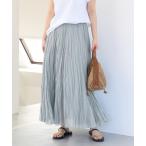 ショッピングロングスカート 「IENA」 ロングスカート 34 スカイブルー レディース