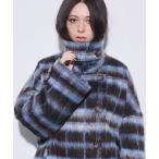 コート アウター スタンドカラーコクーン