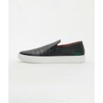 ショッピングスリッポン スニーカー 「hALON」エンボス スリッポン スニーカー メンズ