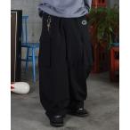  брюки-карго AW кольцо для ключей петля one отметка нейлон широкий брюки-карго унисекс [ILL'S] мужской женский 