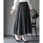 ショッピングリボン スカート ピーチ起毛サイドリボンバルーンスカート