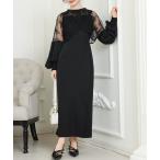 ショッピングドレス ドレス 「2点セット」花柄 ボレロ付き Iライン マキシ ワンピース