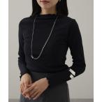 ショッピングカットソー tシャツ ランダム リブ メロウ ハイネック カットソー レディース