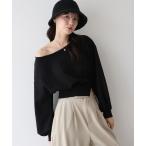 トレーナー スウェット オフショルダースウェット レディース