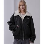 ブルゾン アウター ヴィンテージ 合皮ショートボアブルゾン メンズ レディース