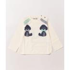 tシャツ お座りプードル長袖Ｔシャツ キッズ 子供服 女の子