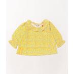 tシャツ 襟付き総柄長袖Ｔシャツ キッズ 子供服 女の子
