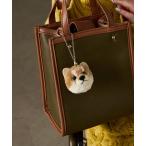 ショッピングもこもこ チャーム もこもこニットアニマルチャーム レディース