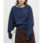 ニット セーター 「umm.」チョーカープルオーバー レディース