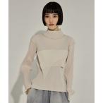 tシャツ 「kotohayokozawa/コトハヨコザワ」T*D* WAVE LONG SLEEVE TOP *HIGH NECK TYPE/T*D*