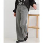 ジーンズ デニム デニムパンツ 「S-LL」脚のラインを拾いにくい デニムワイドパンツ レディース