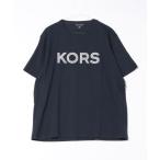 ショッピングマイケルコース tシャツ ジオメトリック プリント ロゴ コットン Tシャツ メンズ