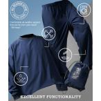 ショッピングセットアップ 限定展開 ALL WEATHER ACTIVE WEAR/オールウェザーアクティブウェア リラックスフィット パッカブルセットアップ/クルーネックPO