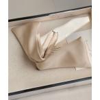 ヘアクリップ サテン素材リボン風バナナクリップ