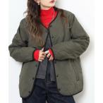 ジャケット ノーカラージャケット ウエーブキルト 中綿ノーカーラージャケット（ボタン）unisex メンズ レディース