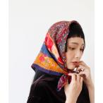 スカーフ バンダナ 花柄プリントスカーフ レディース