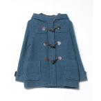 「human woman」 ダッフルコート MEDIUM ブルー レディース