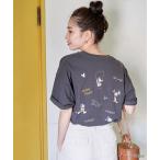 「FREAK'S STORE」 半袖Tシャツ LARGE スミクロ レディース