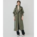 「CITY」 トレンチコート 1 カーキ レディース