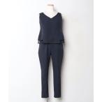 ショッピングコンビネゾン 「PROPORTION BODY DRESSING」 セットアップ 2 ネイビー レディース