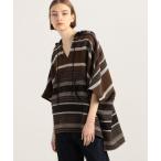 [TOMORROWLAND] пончо 36 оттенок коричневого прочее 2 женский 