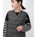 ショッピングダウンベスト 「TAION」 ダウンベスト L チャコール レディース