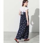 「Gready Brilliant」 「lusteek」キャミソールワンピース 38 ネイビー×ホワイト レディース