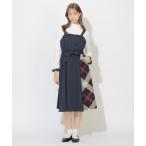 ショッピングブラックレーベル ワンピース サイドチェック切替トレンチキャミワンピース