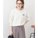 トレーナー スウェット サガラ刺繍裏毛プルオーバー レディース