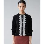 ショッピングレース カーディガン レース前立てカーディガン レディース