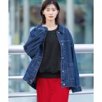 ショッピングデニム デニムジャケット gジャン ビックシルエットデニムジャケット / 588026 レディース
