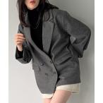 ジャケット テーラードジャケット チェック柄ジャケットコート レディース