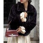 コート アウター 2wayフェイクファーコート レディース