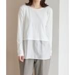 tシャツ 裾シアーインナーＴシャツ レディース