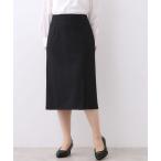 スカート 「セットアップ可／すっきりシルエット／通勤におすすめ」キレイめジャージタイトスカート