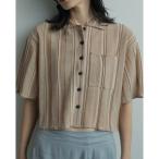 ニット セーター anuke Stripe Knit Shirts レディース