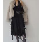 ワンピース フリルシアーワンピース chw25a070