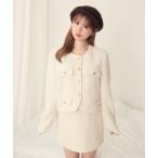 セットアップ ツイードセットアップ レディース