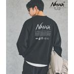 トレーナー スウェット 「NANGA Mt.&Sea(ナンガ)」別注バックプリントスウェット メンズ