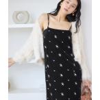 ショッピング刺繍 ワンピース 刺繍アソートベロアワンピース/2WAY