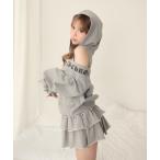 パーカー ゴシックロゴジップパーカー レディース