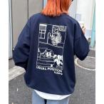 トレーナー スウェット 「ユニセックス」DOGS刺繍ロゴプリントスウェット メンズ レディース