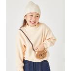 ショッピングポシェット トレーナー  どうぶつポシェット裏起毛トレーナー キッズ 子供服 女の子