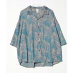 [Casper John] цветочный принт рубашка с коротким рукавом Mb люмен z