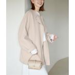 「SLOBE IENA」 ノーカラーコート FREE ベージュ レディース