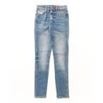 「DIESEL」 加工スキニーデニムパンツ 27inch インディゴブルー レディース