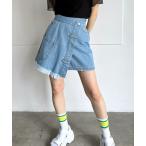 [PAGEBOY] Denim шорты FREE голубой женский 