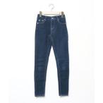 [Re:EDIT] обтягивающие джинсы брюки X-SMALL темно-синий женский 